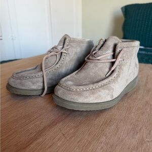 Hush Puppies Tan Moccasins